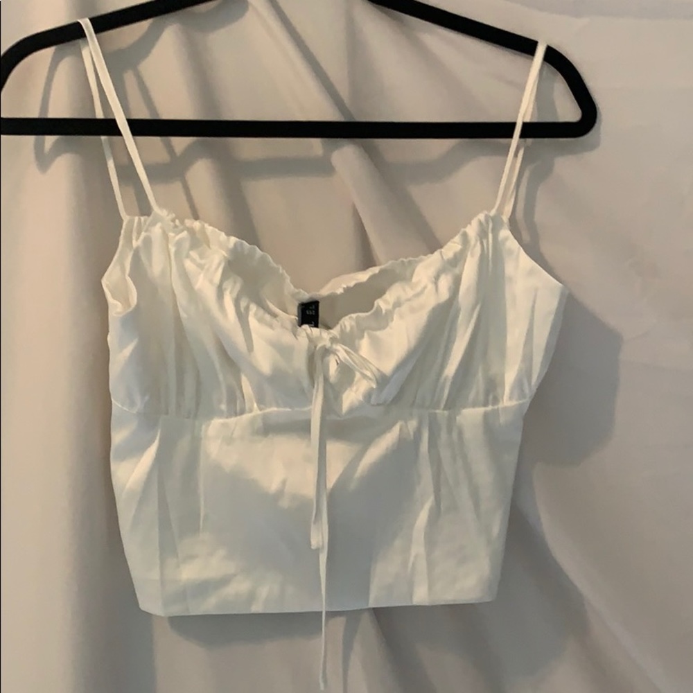 White summer tank